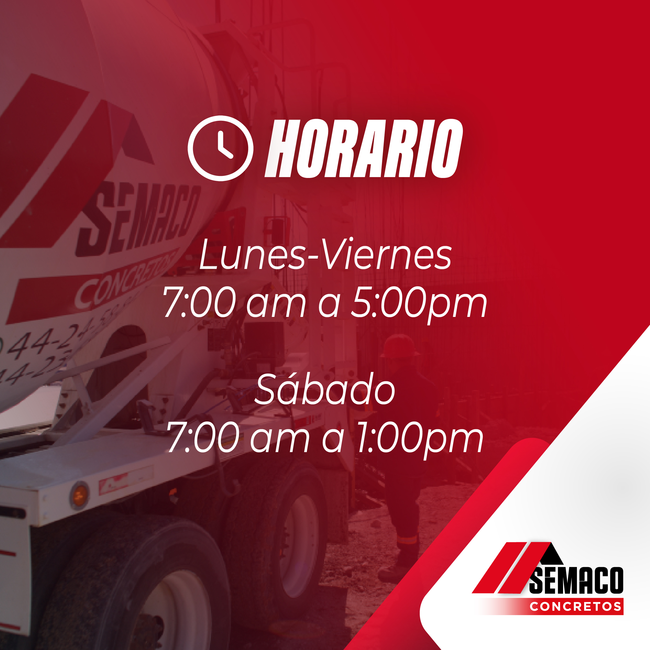 horario semaco